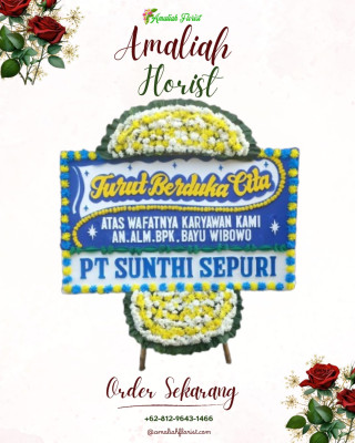 Papan Bunga Duka di Cempaka Permai