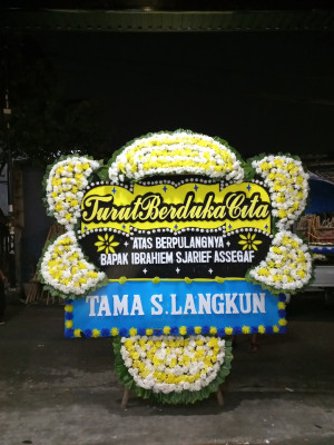 Papan Bunga Duka di Cempaka Permai